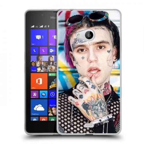 Дизайнерский пластиковый чехол для Microsoft Lumia 540 Lil 