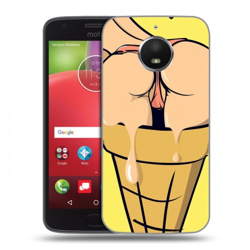 Дизайнерский силиконовый чехол для Motorola Moto E4 Plus креативный дизайн