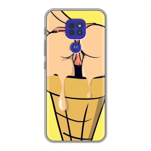 Дизайнерский силиконовый чехол для Motorola Moto G9 Play креативный дизайн