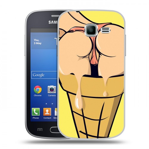 Дизайнерский пластиковый чехол для Samsung Galaxy Trend Lite креативный дизайн