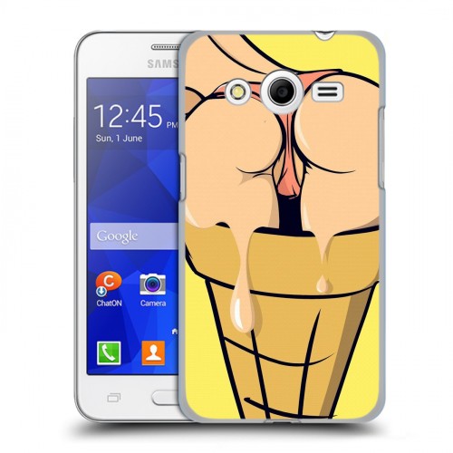 Дизайнерский пластиковый чехол для Samsung Galaxy Core 2 креативный дизайн