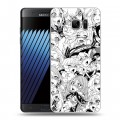 Дизайнерский пластиковый чехол для Samsung Galaxy Note 7 креативный дизайн