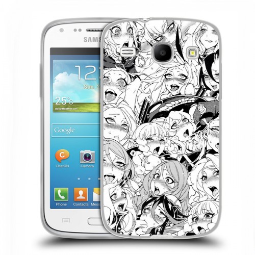 Дизайнерский силиконовый чехол для Samsung Galaxy Core креативный дизайн