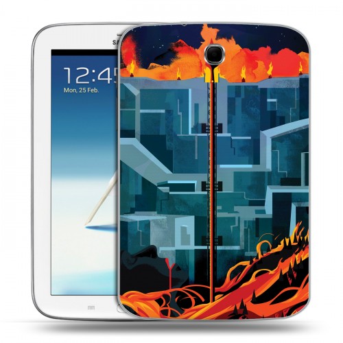 Дизайнерский силиконовый чехол для Samsung Galaxy Note 8.0 Игра престолов