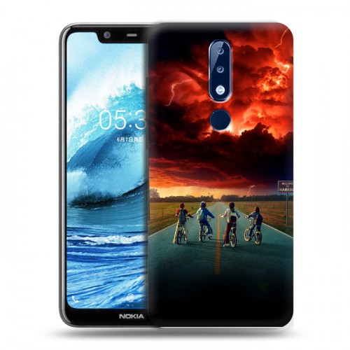 Дизайнерский пластиковый чехол для Nokia 5.1 Plus Очень странные дела