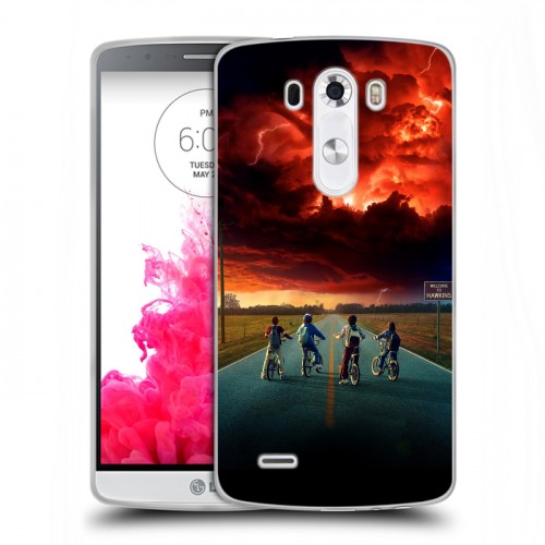 Дизайнерский пластиковый чехол для LG G3 (Dual-LTE) Очень странные дела