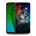 Дизайнерский силиконовый чехол для Motorola Moto G7 Очень странные дела