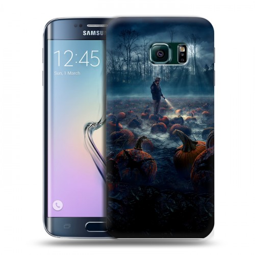 Дизайнерский пластиковый чехол для Samsung Galaxy S6 Edge Очень странные дела