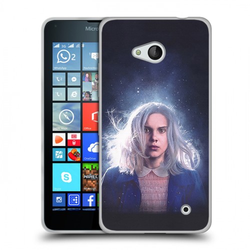 Дизайнерский пластиковый чехол для Microsoft Lumia 640 Очень странные дела