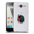 Полупрозрачный дизайнерский пластиковый чехол для ZTE Blade L3