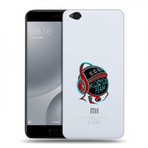 Полупрозрачный дизайнерский пластиковый чехол для Xiaomi Mi5C