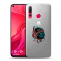 Полупрозрачный дизайнерский пластиковый чехол для Huawei Nova 4