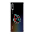 Полупрозрачный дизайнерский силиконовый чехол для Huawei Y8p