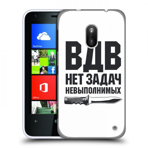 Дизайнерский пластиковый чехол для Nokia Lumia 620 день вдв