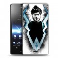 Дизайнерский пластиковый чехол для Sony Xperia TX Сверхлюди