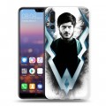 Дизайнерский силиконовый с усиленными углами чехол для Huawei P20 Pro Сверхлюди