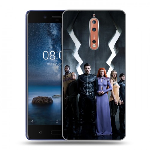 Дизайнерский пластиковый чехол для Nokia 8 Сверхлюди