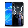 Дизайнерский пластиковый чехол для Huawei Y6 (2019) Сверхлюди