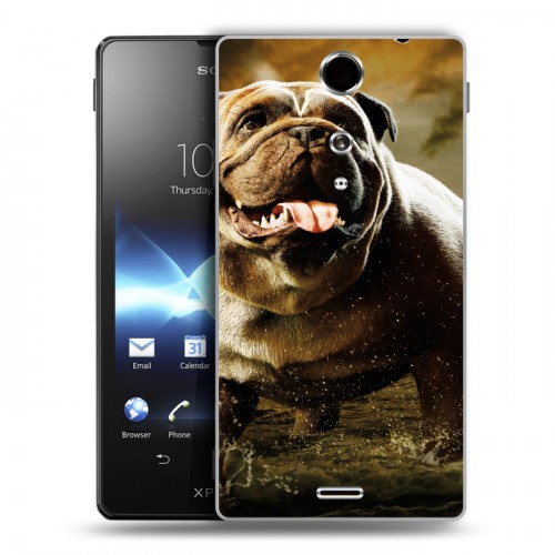 Дизайнерский пластиковый чехол для Sony Xperia TX Сверхлюди