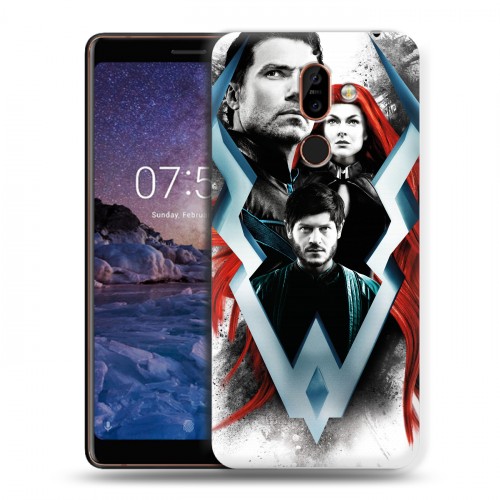 Дизайнерский пластиковый чехол для Nokia 7 Plus Сверхлюди