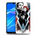 Дизайнерский пластиковый чехол для Huawei Y6 (2019) Сверхлюди