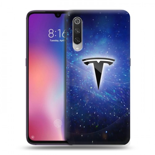 Дизайнерский силиконовый с усиленными углами чехол для Xiaomi Mi9 Tesla