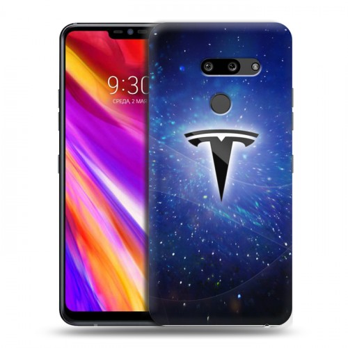 Дизайнерский пластиковый чехол для LG G8 ThinQ Tesla