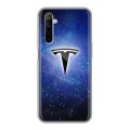 Дизайнерский силиконовый чехол для Realme 6 Tesla