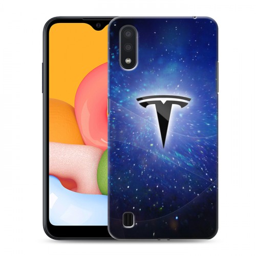 Дизайнерский силиконовый чехол для Samsung Galaxy M01 Tesla