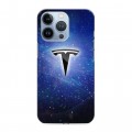 Дизайнерский силиконовый чехол для Iphone 13 Pro Tesla