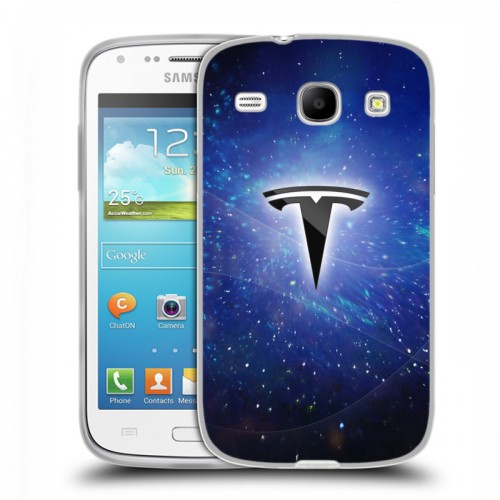 Дизайнерский пластиковый чехол для Samsung Galaxy Core Tesla