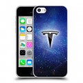 Дизайнерский пластиковый чехол для Iphone 5c Tesla