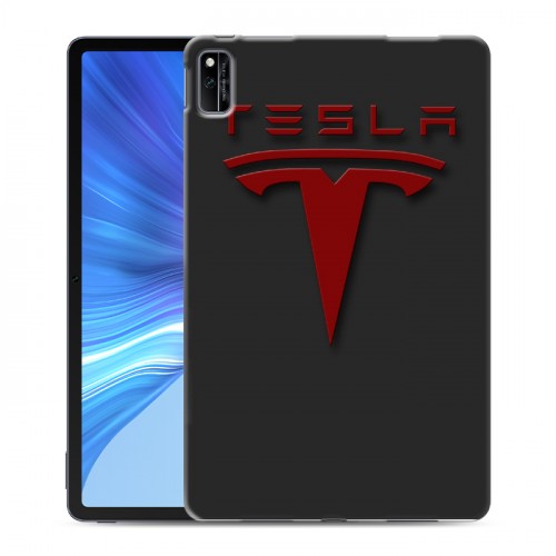 Дизайнерский силиконовый чехол для Huawei Honor Pad V6 Tesla