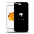 Дизайнерский пластиковый чехол для Iphone 7 Plus / 8 Plus Tesla