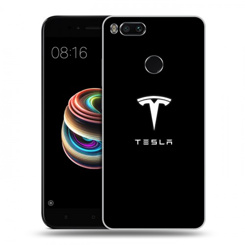 Дизайнерский силиконовый чехол для Xiaomi Mi5X Tesla