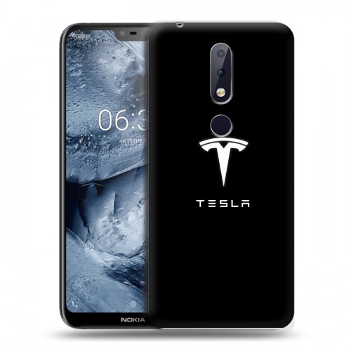 Дизайнерский пластиковый чехол для Nokia 6.1 Plus Tesla