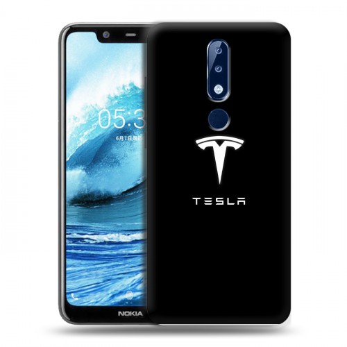 Дизайнерский силиконовый чехол для Nokia 5.1 Plus Tesla