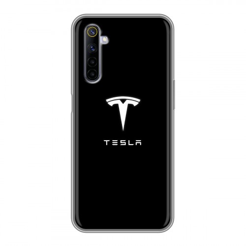 Дизайнерский силиконовый чехол для Realme 6 Tesla