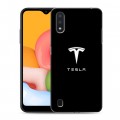 Дизайнерский силиконовый чехол для Samsung Galaxy M01 Tesla