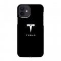 Дизайнерский силиконовый чехол для Iphone 12 Tesla