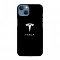 Дизайнерский силиконовый чехол для Iphone 13 Tesla