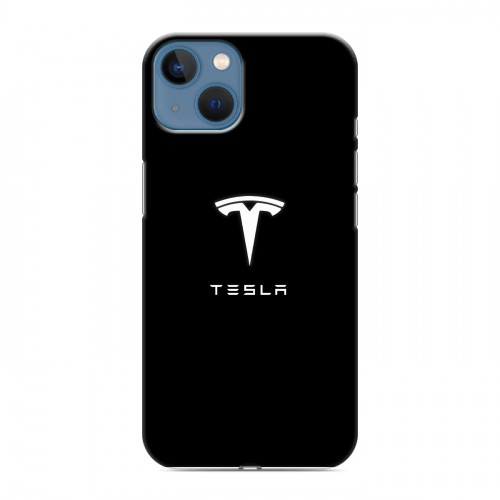 Дизайнерский силиконовый чехол для Iphone 13 Tesla