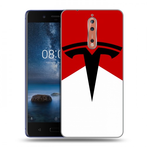 Дизайнерский пластиковый чехол для Nokia 8 Tesla