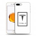 Дизайнерский пластиковый чехол для Iphone 7 Plus / 8 Plus Tesla