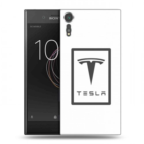 Дизайнерский пластиковый чехол для Sony Xperia XZs Tesla