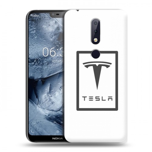 Дизайнерский силиконовый чехол для Nokia 6.1 Plus Tesla