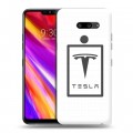 Дизайнерский пластиковый чехол для LG G8 ThinQ Tesla