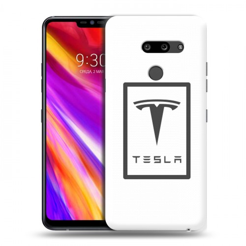 Дизайнерский пластиковый чехол для LG G8 ThinQ Tesla