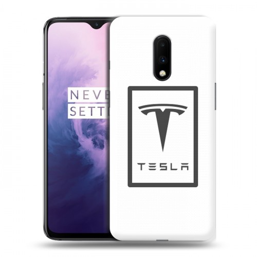 Дизайнерский пластиковый чехол для OnePlus 7 Tesla