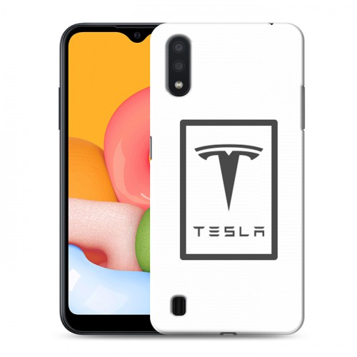 Дизайнерский силиконовый чехол для Samsung Galaxy M01 Tesla